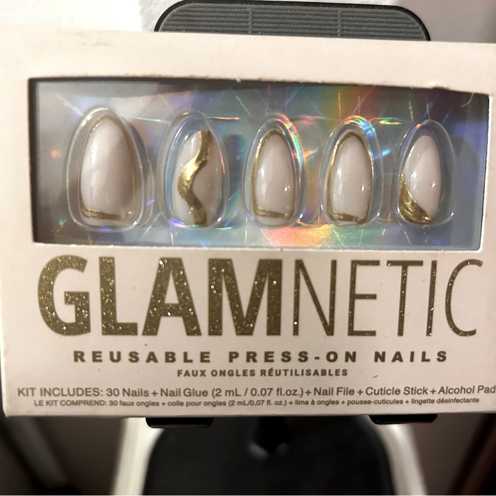 GLAMNETIC Luxury Press-On Nails UNUSED (SMALL SIZES ONLY) Lot of 5